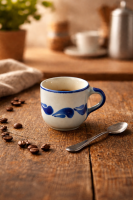 (Bild für) Bembel Espressotasse grau blau