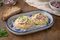 (Bild für) Handkaese Schale grau blau