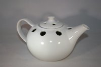 (Bild für) Teekanne weiß glänzend