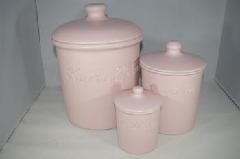 Set Rosa  Kartoffel Zwiebel Knobi grade ohne Henkel