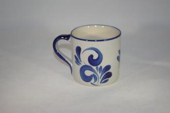 Bürotasse Neutral grau blau