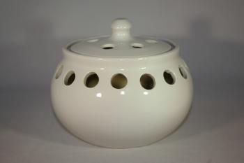 Dose weiß glänzend