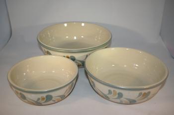 Angebot Set 3 Schüsseln Schilf