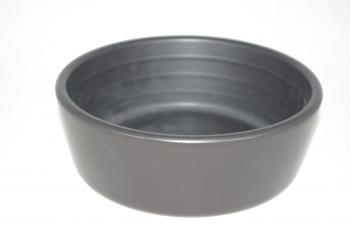 Hundenapf schwarz matt neutral mittel