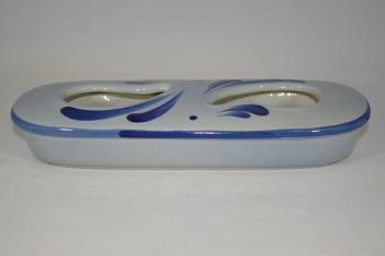 Keramik Wassserverdunster Heizung grau blau